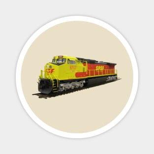 SPSF Railway C44-9W Locomotive Magnet